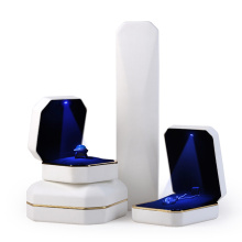 Custom gift white Plastic for jewelry packaging box led